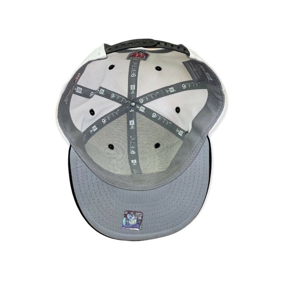 Las Vegas Raiders New Era NFL 9FIFTY Black/White Basic Snapback Hat - Picture 5 of 8